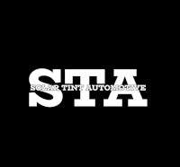 a black background with the word sta on it